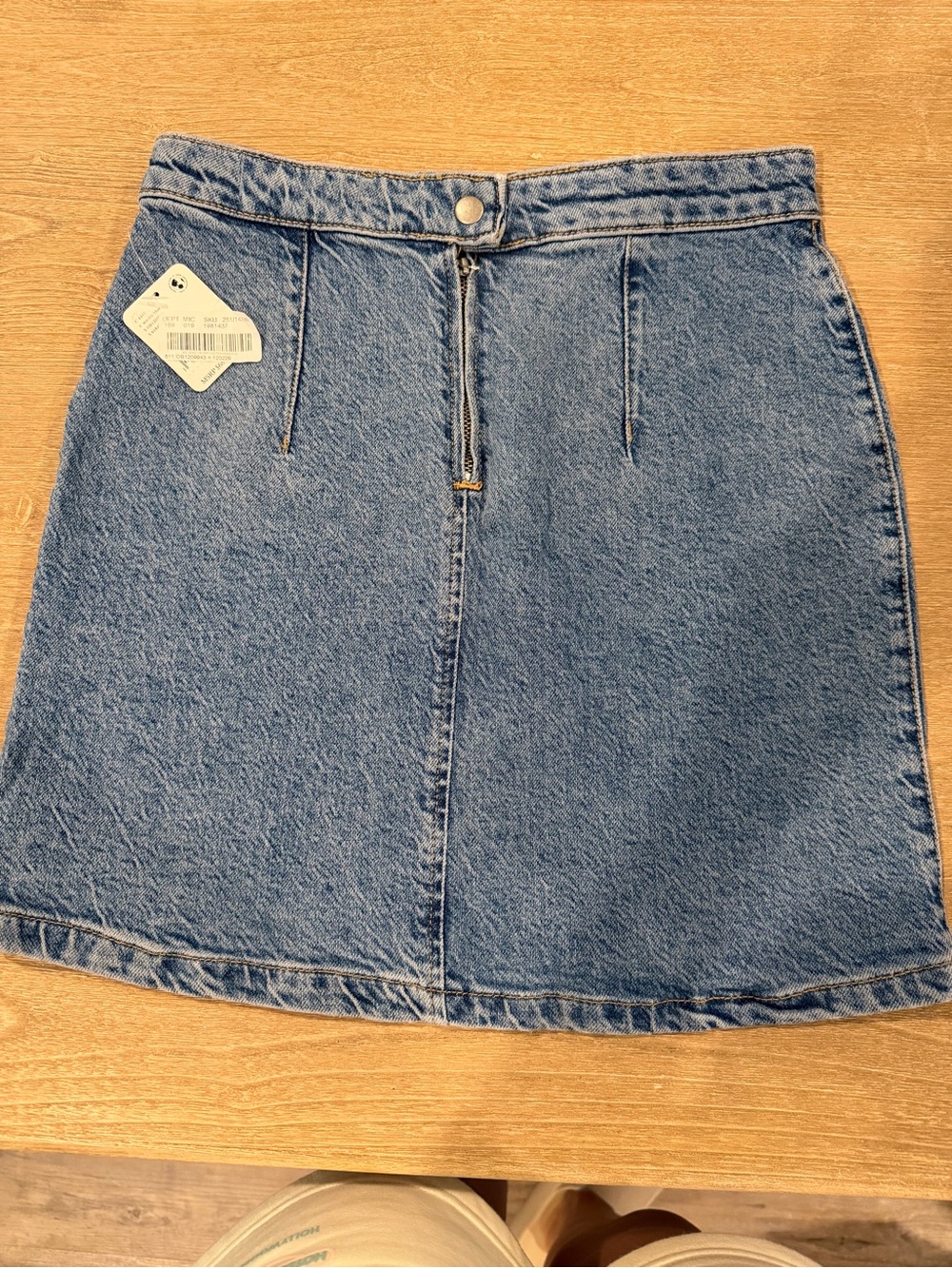 Free People Denim Mini Skirt in Blue